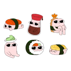 KetNipz Sushi Pin Set