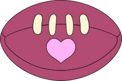 Rugby Ball Pillow Plush (9in)