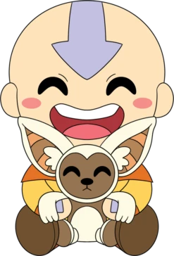 Aang And Momo Sit Plush (1ft)