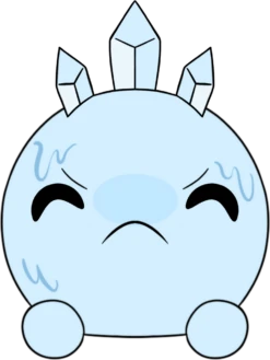 Chilly Slimecicle Stickie (6in)