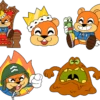 Conker’s Bad Fur Day Pin Set