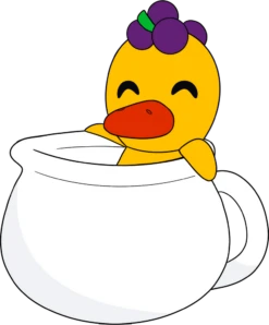 Duck Song Cup Plush (6in)