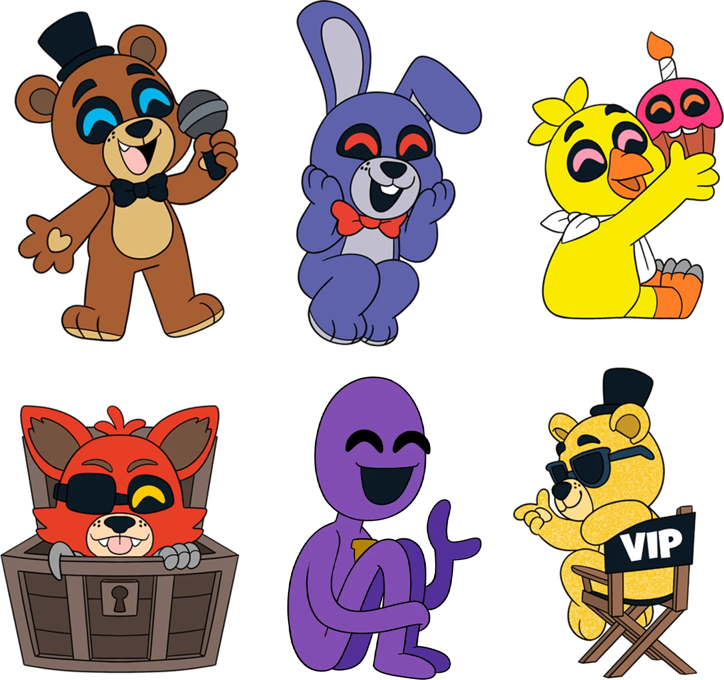 FNAF Pin Set 1 FNAF Pin Set