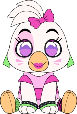 Glamrock Chica Sit Plush (9in)