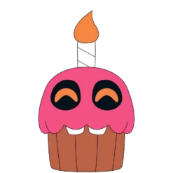 Cupcake Shoulder Rider (6IN)