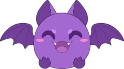 Halloween Bat Stickie (6in)