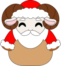 Rammie Santa & Bag (1ft)