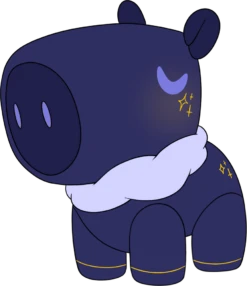 Midnight Capybara Plush (9in)