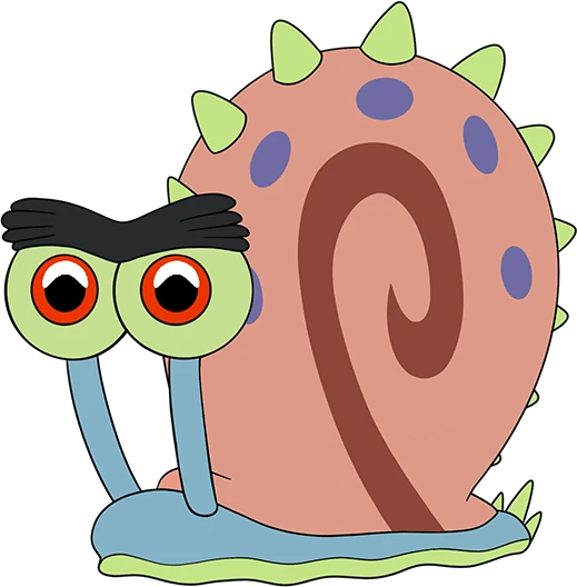 Prehistoric Gary Snail Stickie (6in) 1 Prehistoric Gary Snail Stickie (6in)