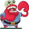 Choking Mr. Krabs