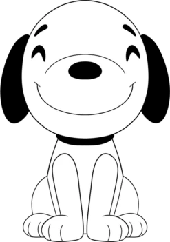 Snoopy Sit Plush (9in)