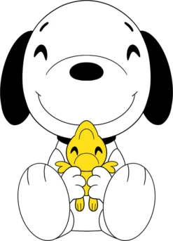 Snoopy And Woodstock Plush (9in)